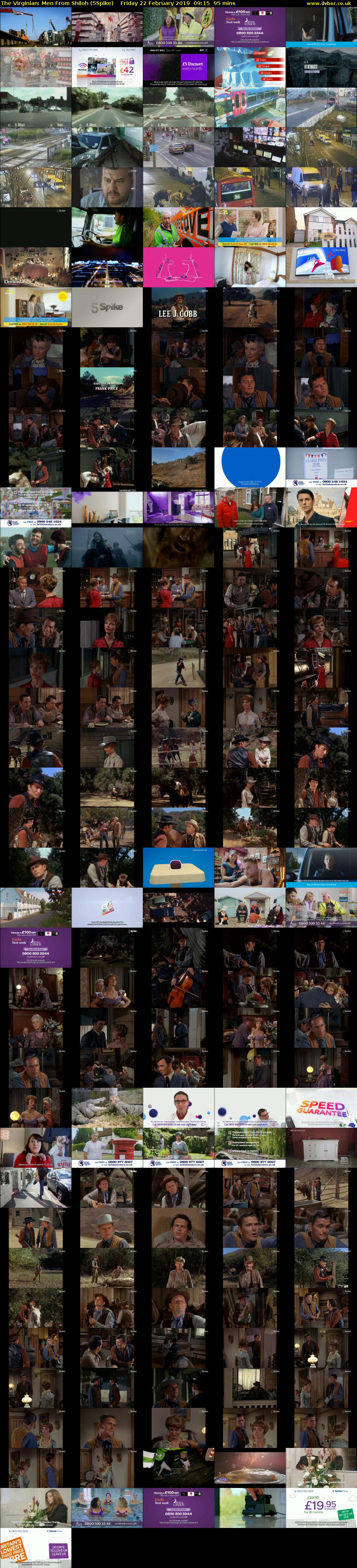 The Virginian: Men From Shiloh (5Spike) Friday 22 February 2019 09:15 - 10:50
