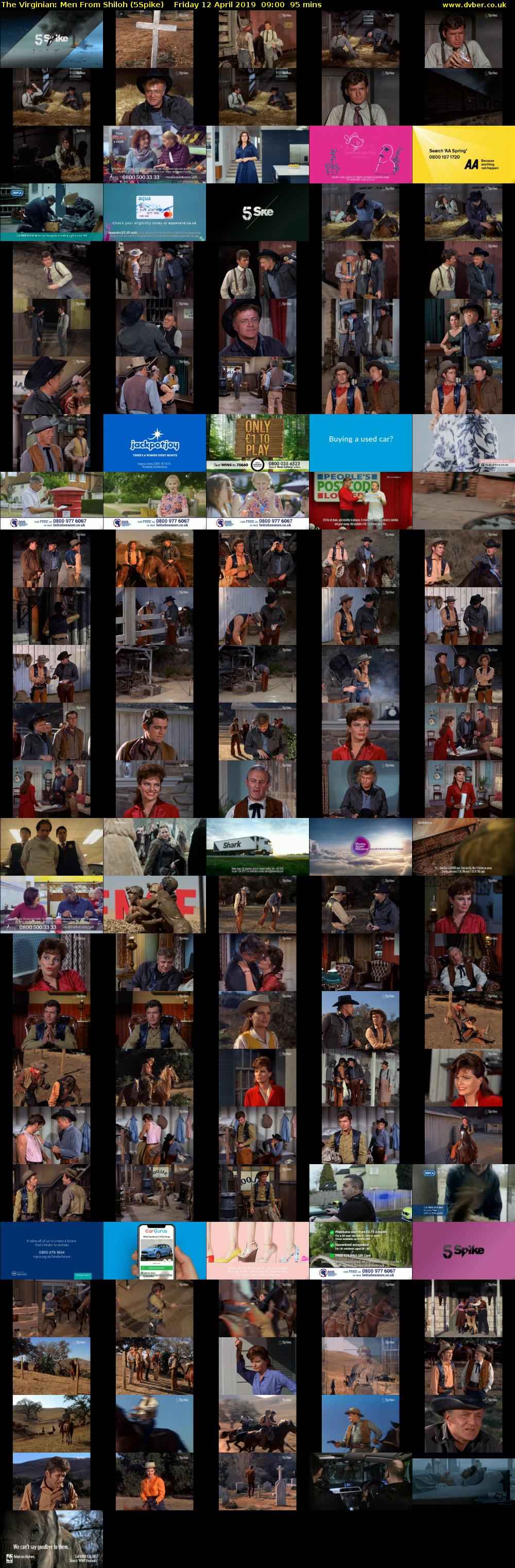 The Virginian: Men From Shiloh (5Spike) Friday 12 April 2019 09:00 - 10:35