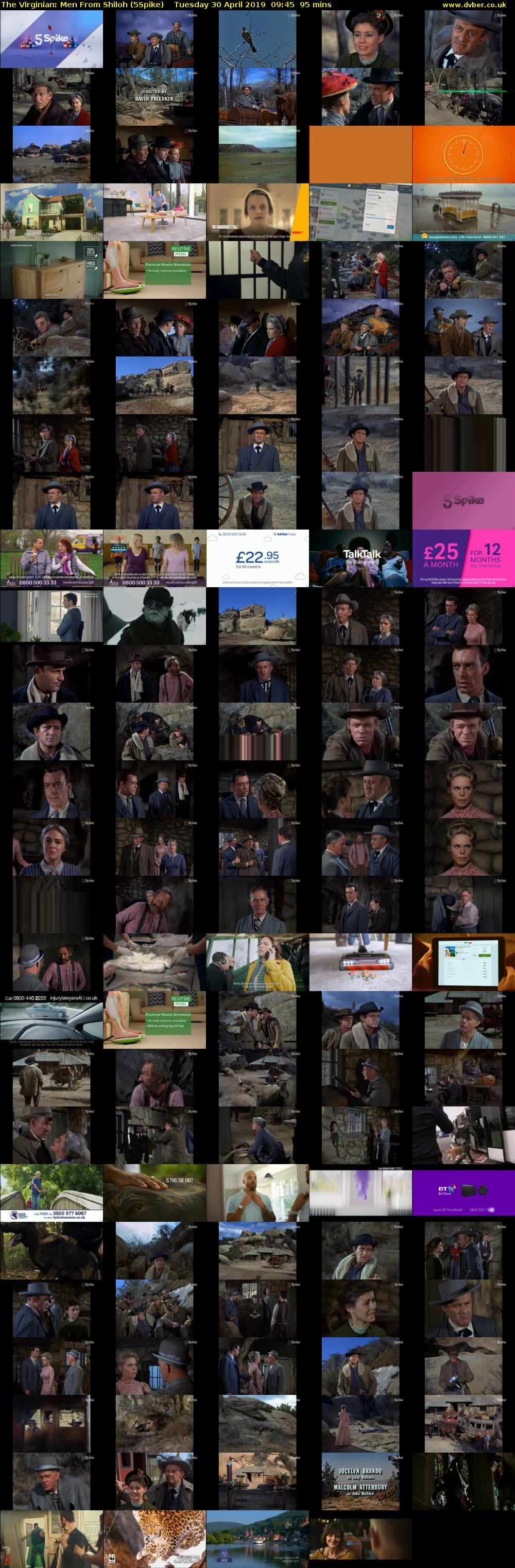 The Virginian: Men From Shiloh (5Spike) Tuesday 30 April 2019 09:45 - 11:20