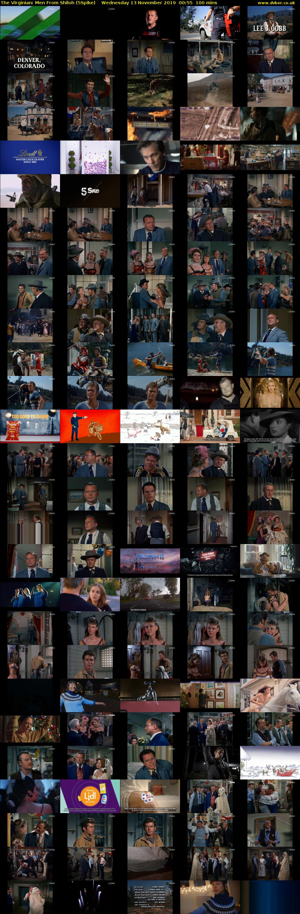 The Virginian: Men From Shiloh (5Spike) Wednesday 13 November 2019 00:55 - 02:35