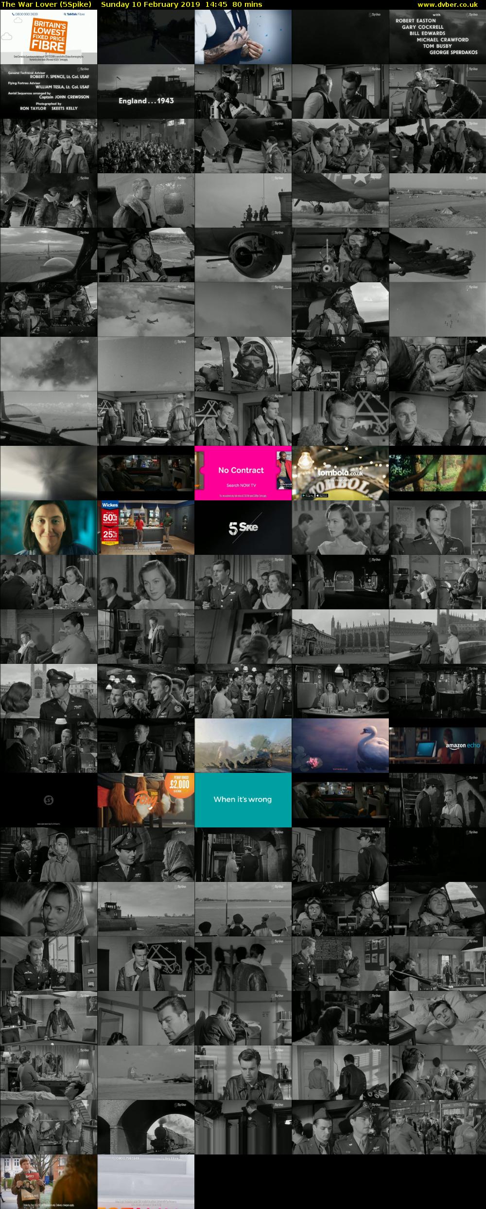 The War Lover (5Spike) Sunday 10 February 2019 14:45 - 16:05