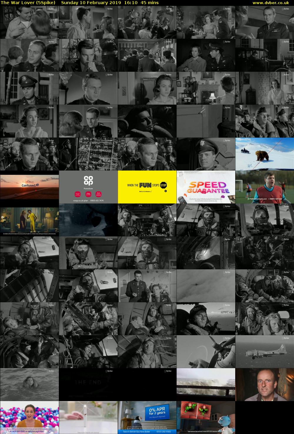 The War Lover (5Spike) Sunday 10 February 2019 16:10 - 16:55
