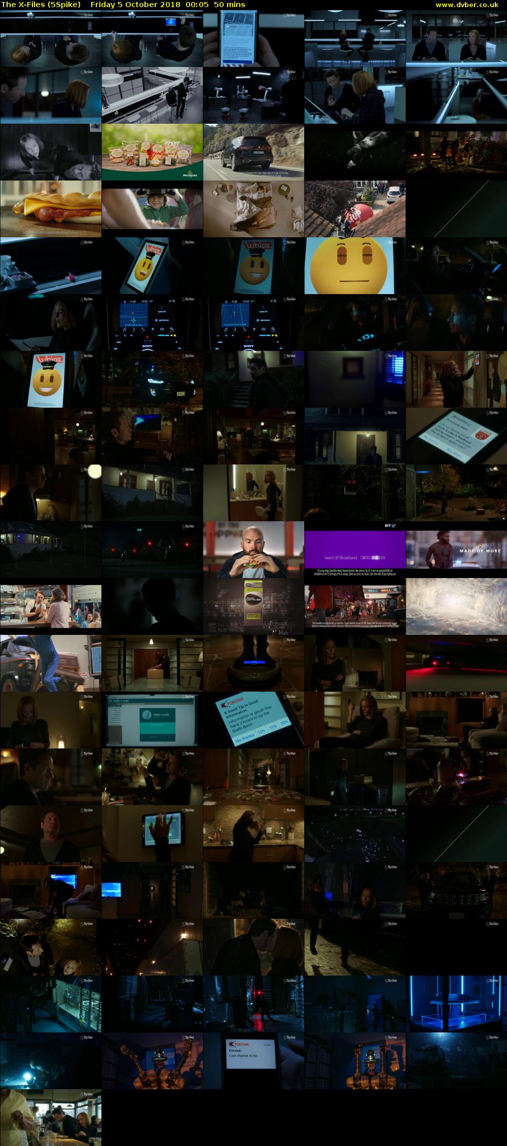 The X-Files (5Spike) Friday 5 October 2018 00:05 - 00:55