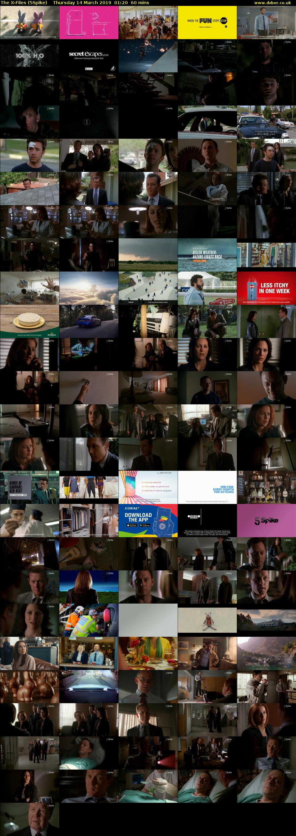 The X-Files (5Spike) Thursday 14 March 2019 01:20 - 02:20