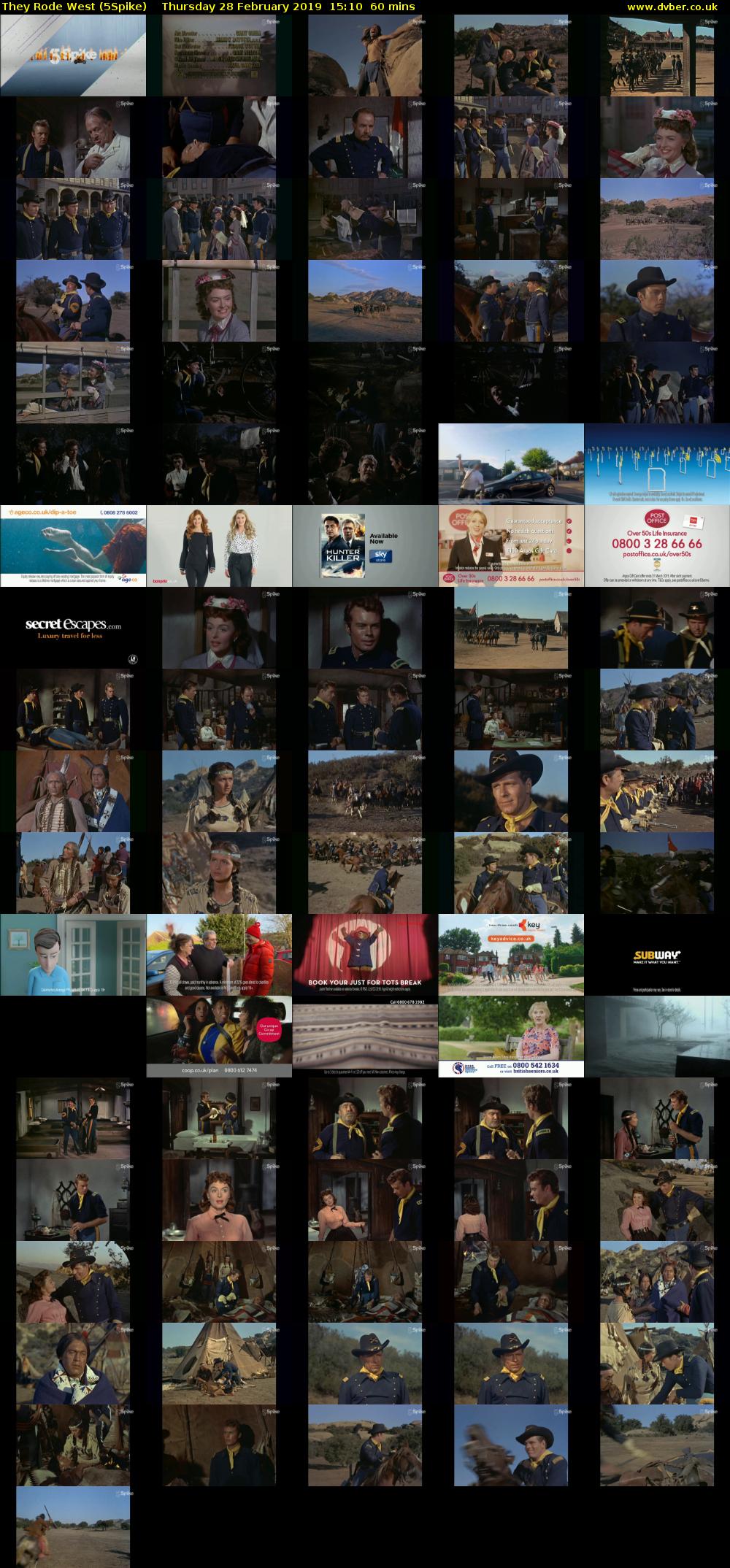 They Rode West (5Spike) Thursday 28 February 2019 15:10 - 16:10