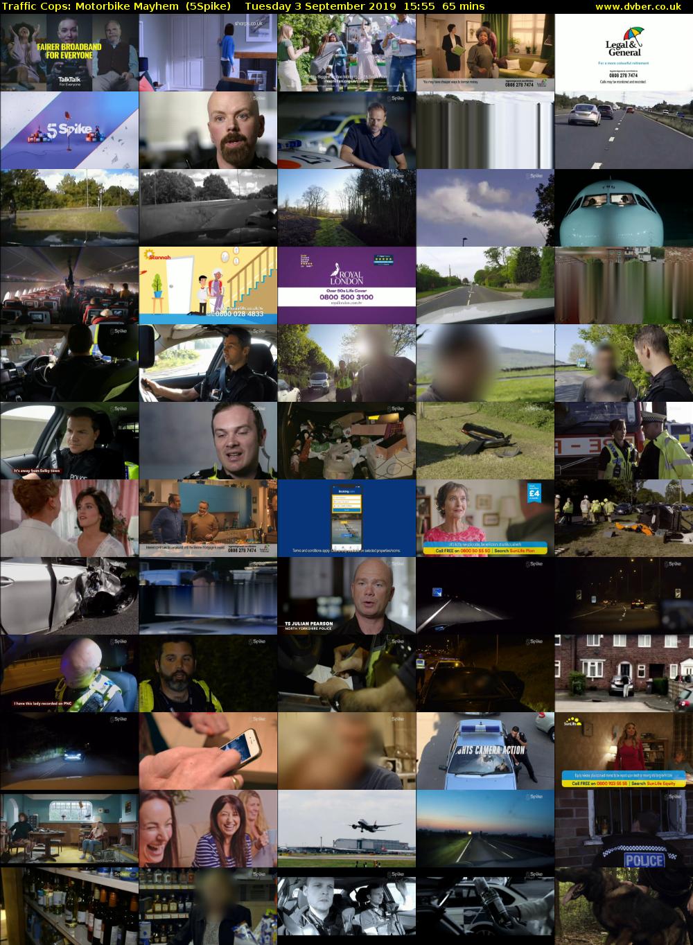 Traffic Cops: Motorbike Mayhem  (5Spike) Tuesday 3 September 2019 15:55 - 17:00