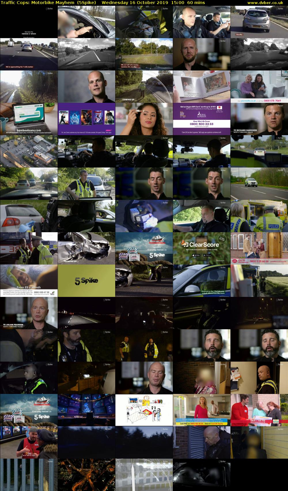 Traffic Cops: Motorbike Mayhem  (5Spike) Wednesday 16 October 2019 15:00 - 16:00