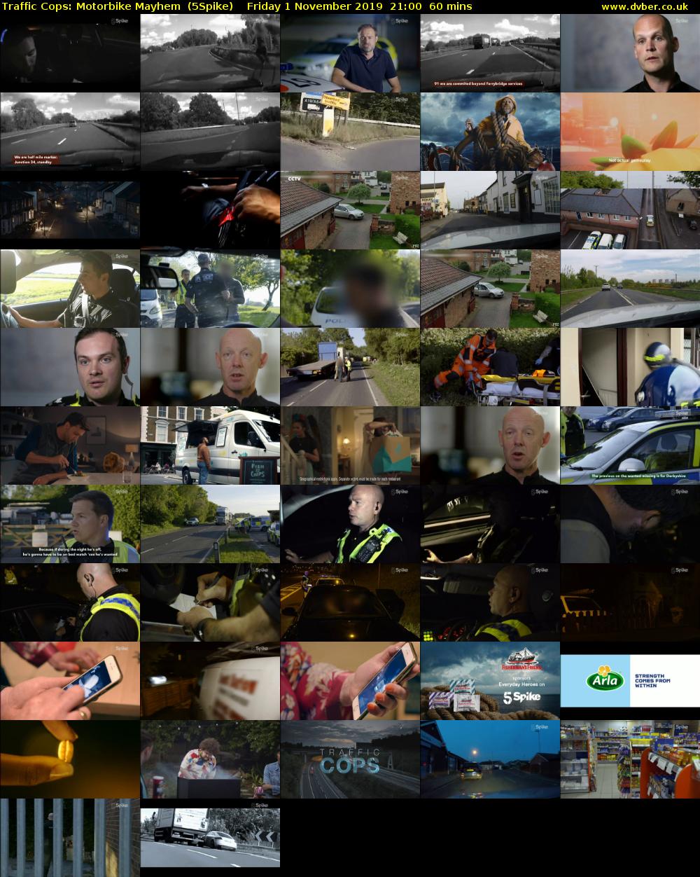 Traffic Cops: Motorbike Mayhem  (5Spike) Friday 1 November 2019 21:00 - 22:00