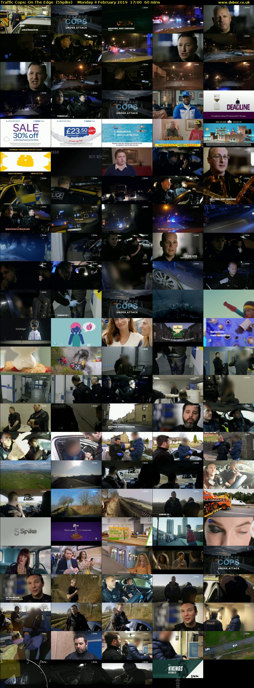 Traffic Cops: On The Edge  (5Spike) Monday 4 February 2019 17:00 - 18:00
