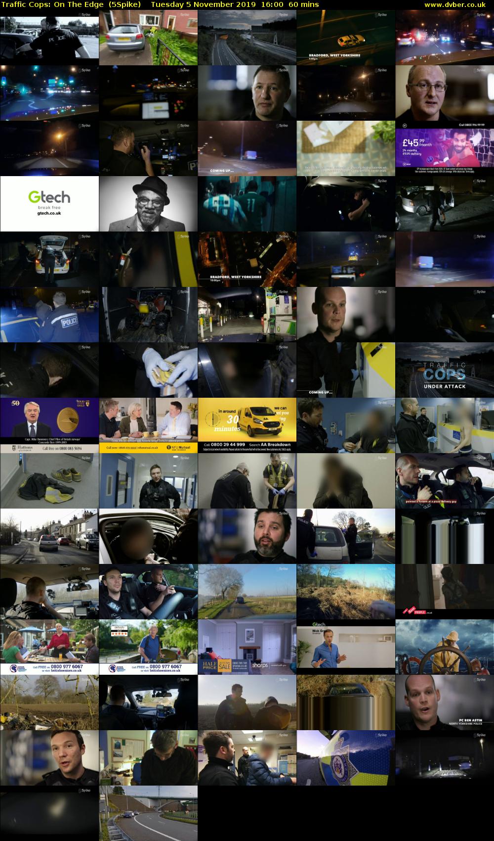 Traffic Cops: On The Edge  (5Spike) Tuesday 5 November 2019 16:00 - 17:00