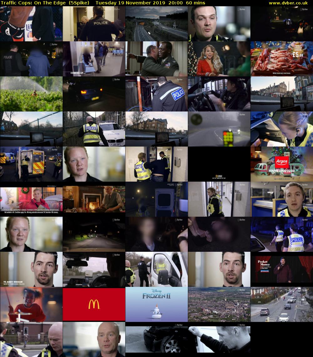 Traffic Cops: On The Edge  (5Spike) Tuesday 19 November 2019 20:00 - 21:00