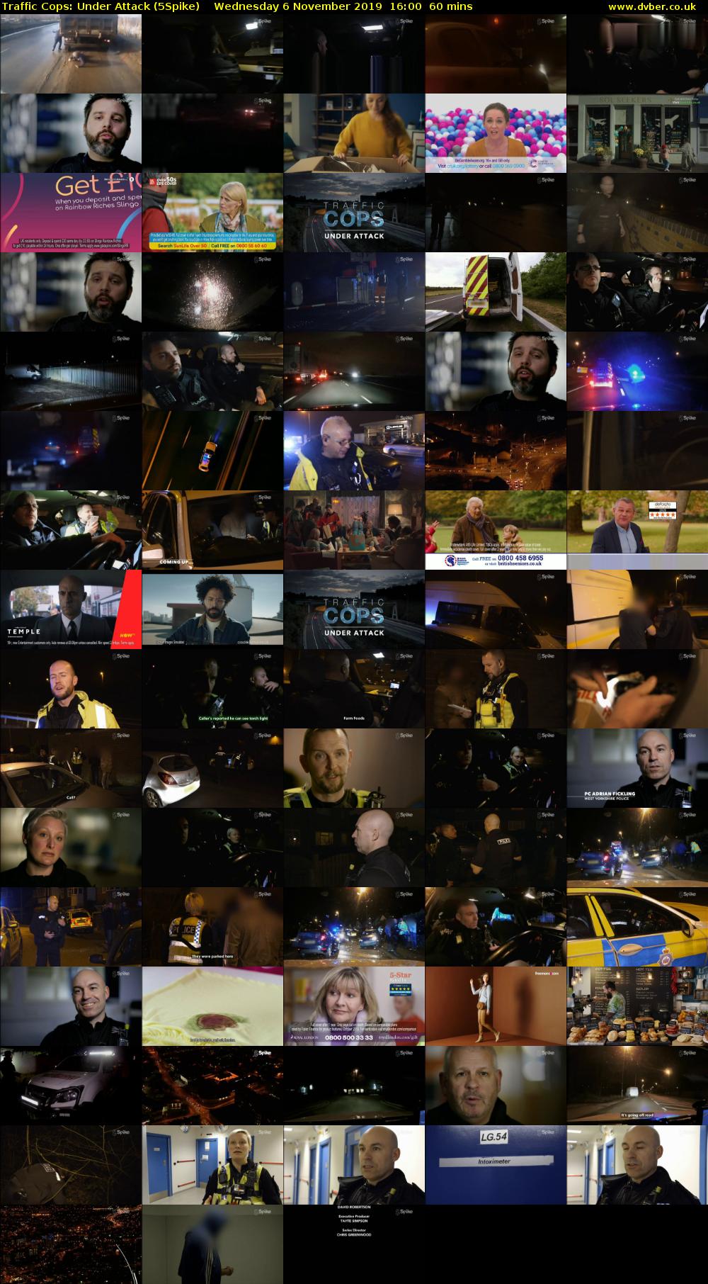 Traffic Cops: Under Attack (5Spike) Wednesday 6 November 2019 16:00 - 17:00