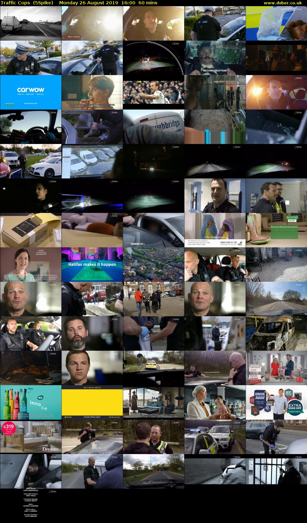 Traffic Cops  (5Spike) Monday 26 August 2019 16:00 - 17:00