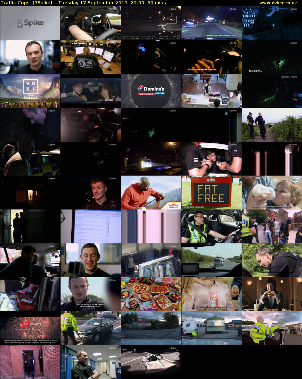 Traffic Cops  (5Spike) Tuesday 17 September 2019 20:00 - 21:00