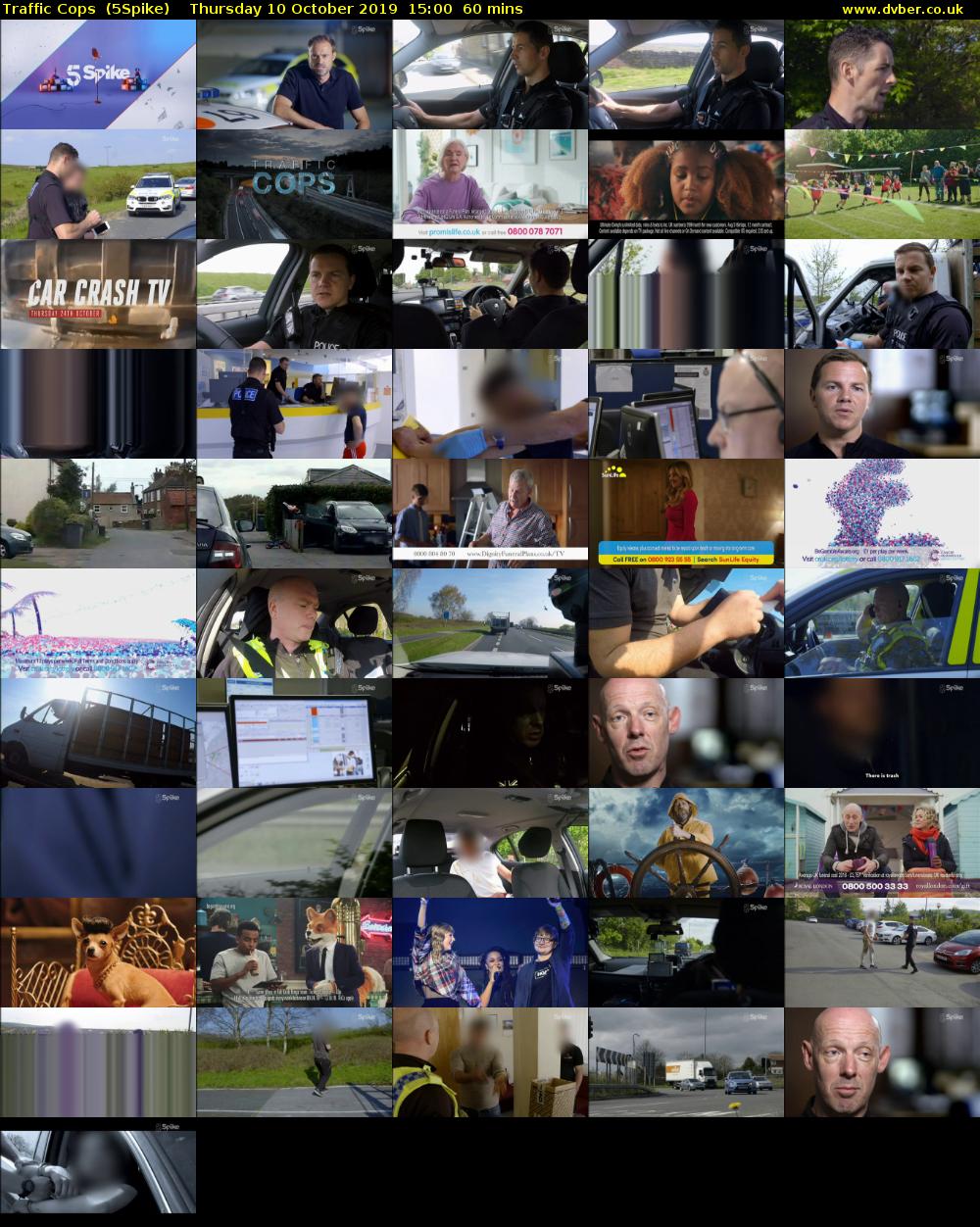 Traffic Cops  (5Spike) Thursday 10 October 2019 15:00 - 16:00