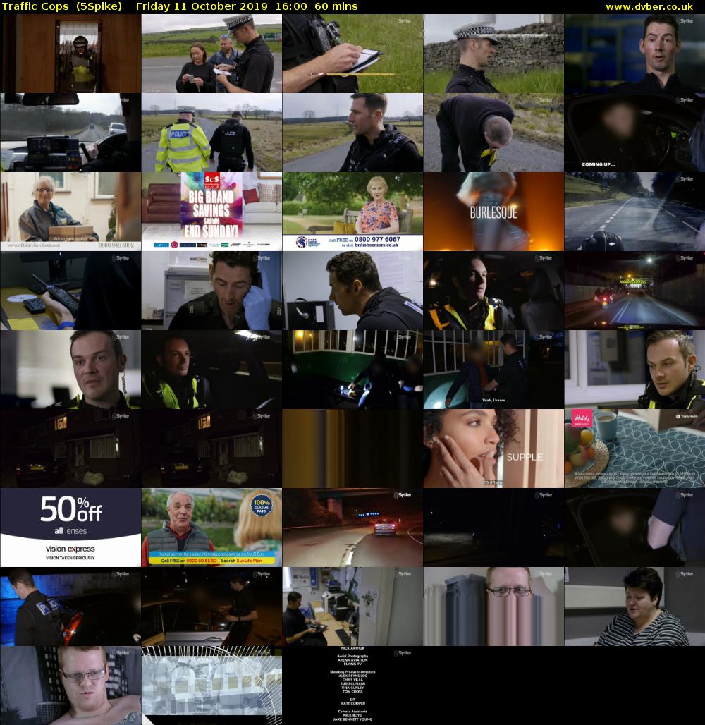 Traffic Cops  (5Spike) Friday 11 October 2019 16:00 - 17:00