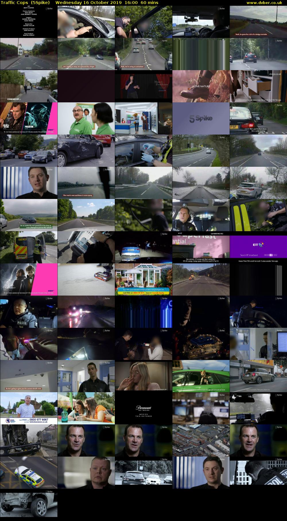 Traffic Cops  (5Spike) Wednesday 16 October 2019 16:00 - 17:00