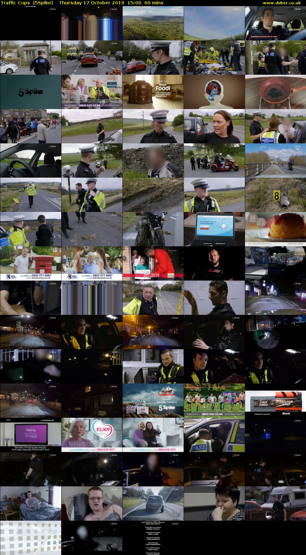 Traffic Cops  (5Spike) Thursday 17 October 2019 15:00 - 16:00