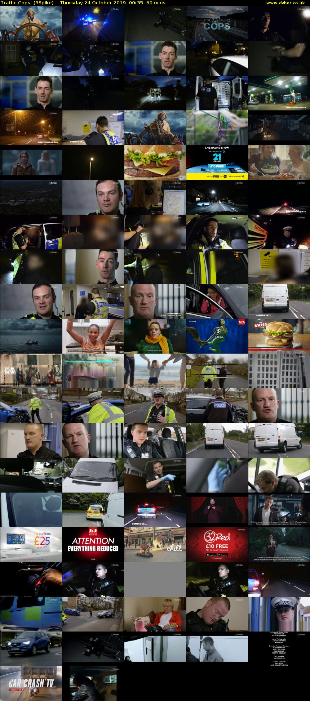 Traffic Cops  (5Spike) Thursday 24 October 2019 00:35 - 01:35
