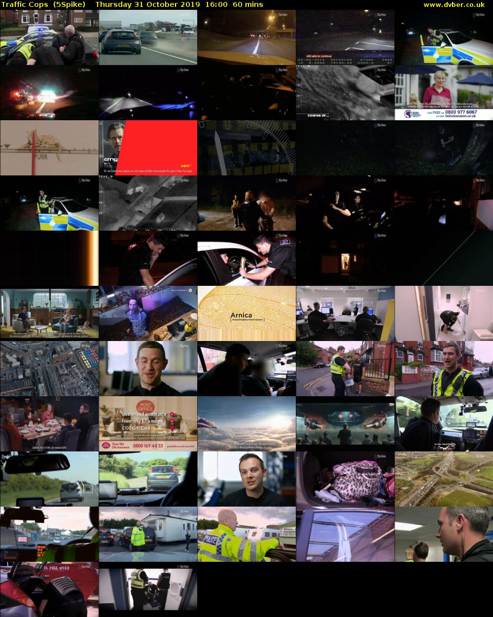 Traffic Cops  (5Spike) Thursday 31 October 2019 16:00 - 17:00