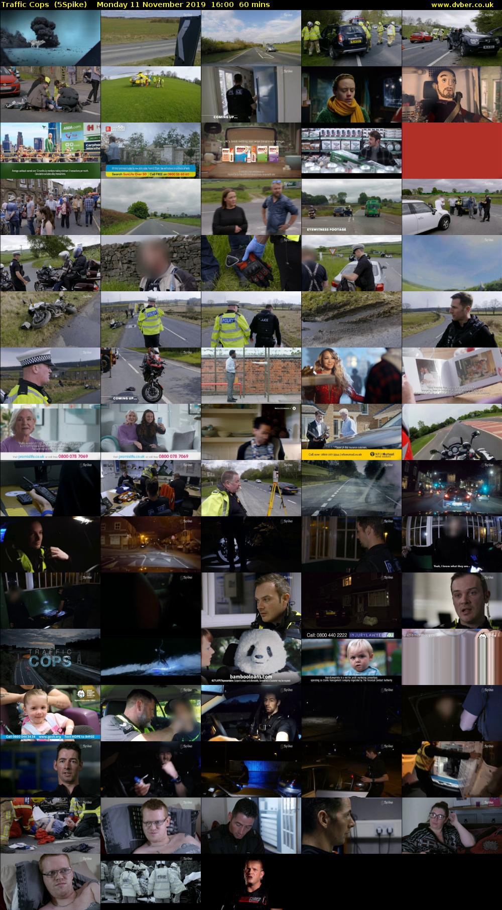 Traffic Cops  (5Spike) Monday 11 November 2019 16:00 - 17:00