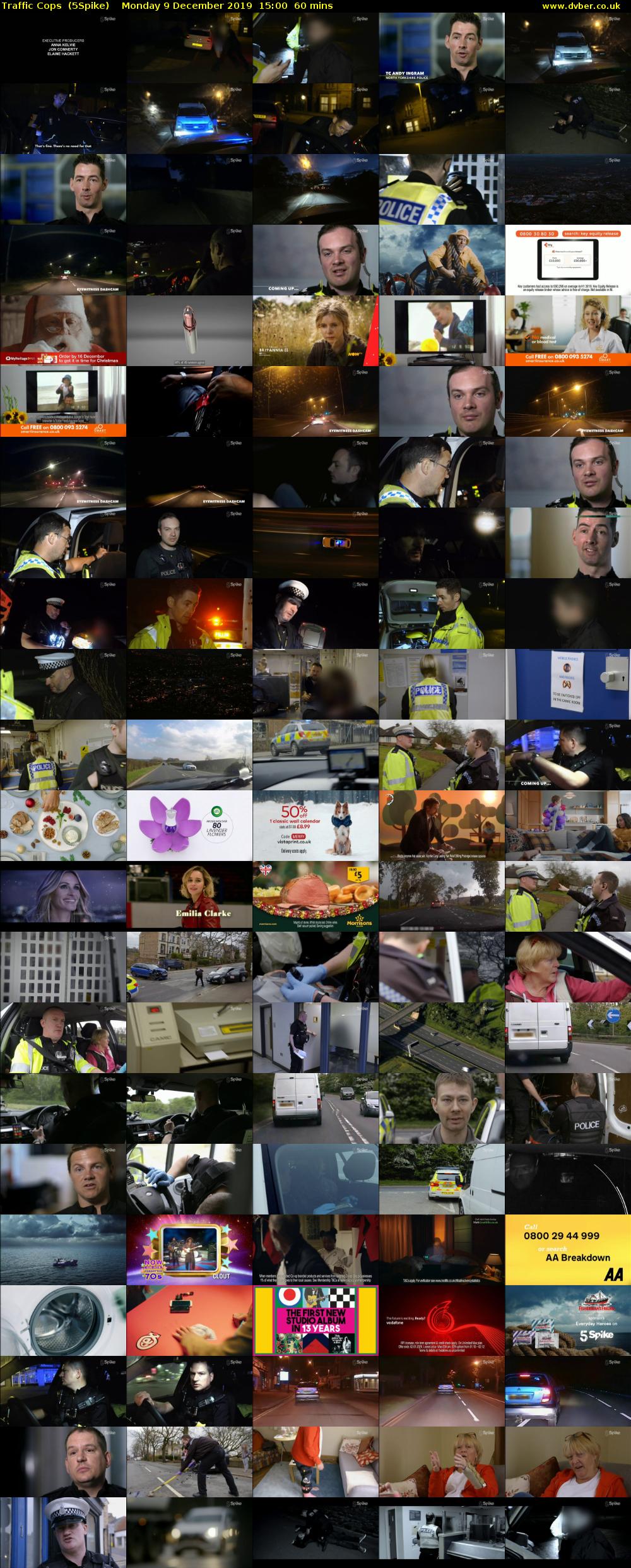 Traffic Cops  (5Spike) Monday 9 December 2019 15:00 - 16:00