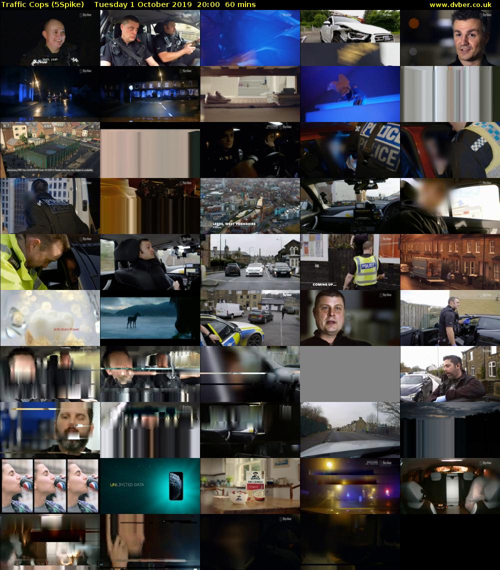 Traffic Cops (5Spike) Tuesday 1 October 2019 20:00 - 21:00