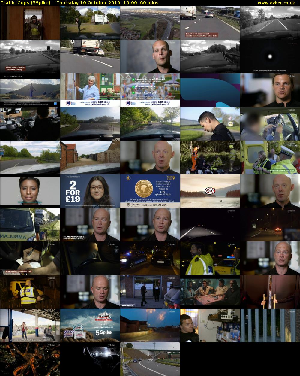 Traffic Cops (5Spike) Thursday 10 October 2019 16:00 - 17:00