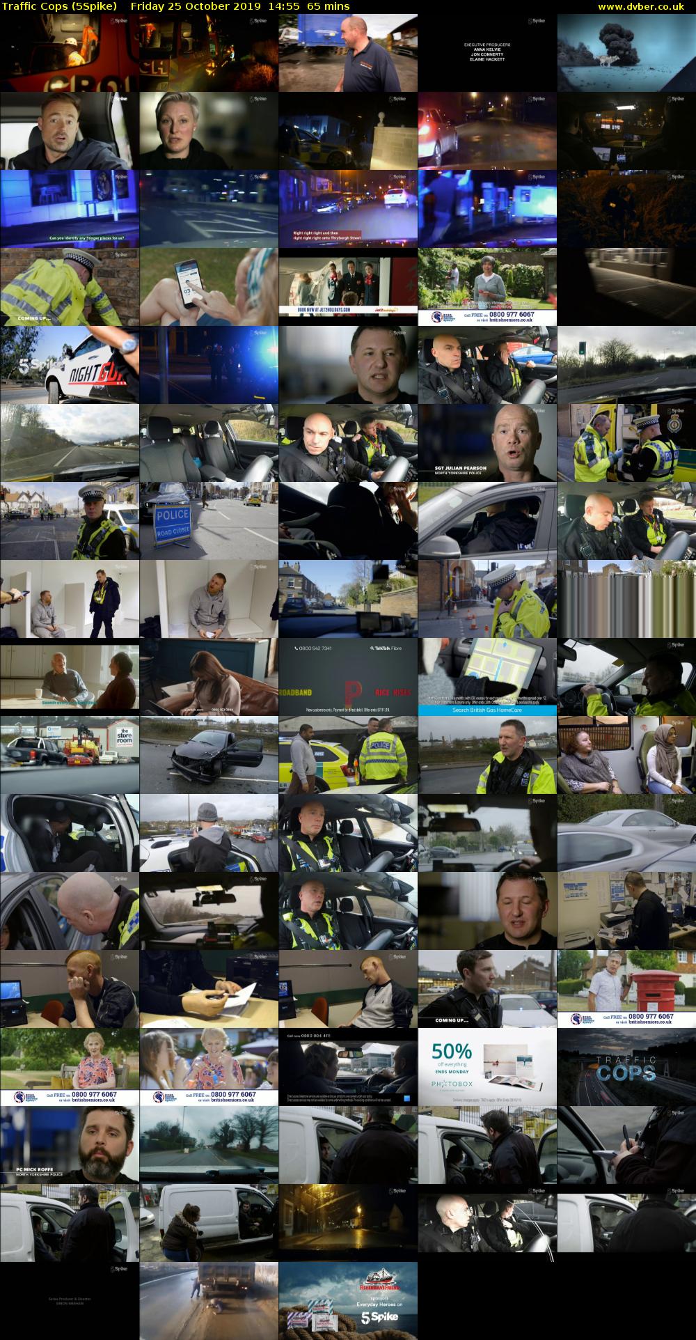 Traffic Cops (5Spike) Friday 25 October 2019 14:55 - 16:00