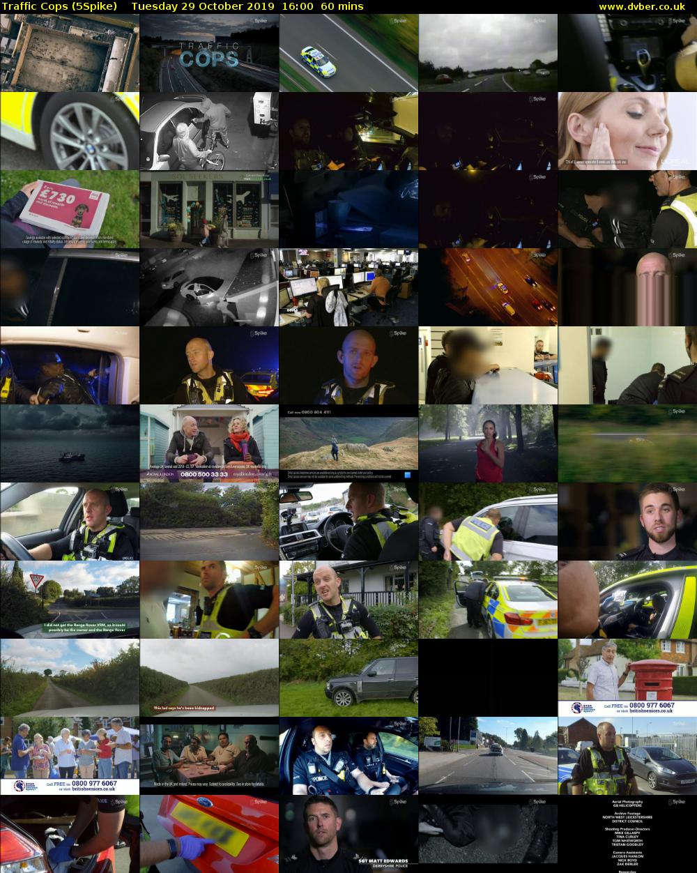Traffic Cops (5Spike) Tuesday 29 October 2019 16:00 - 17:00