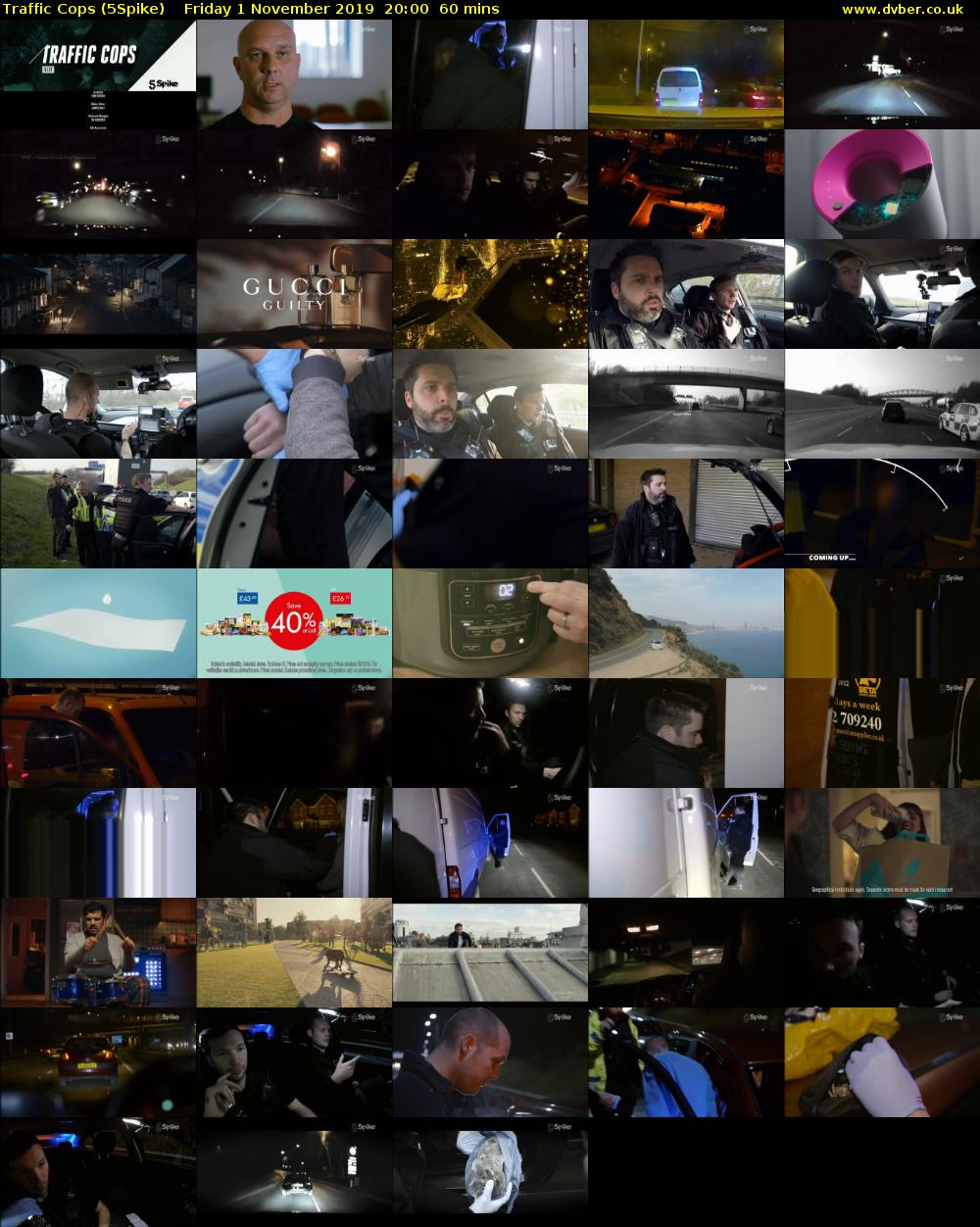 Traffic Cops (5Spike) Friday 1 November 2019 20:00 - 21:00