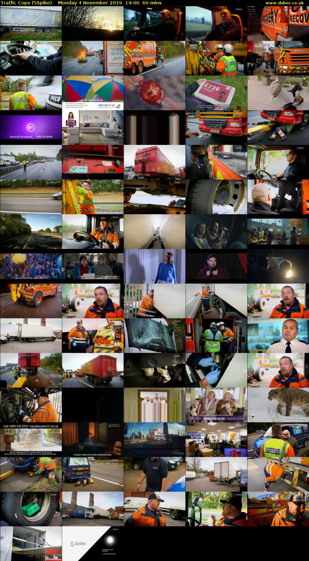 Traffic Cops (5Spike) Monday 4 November 2019 14:00 - 15:00