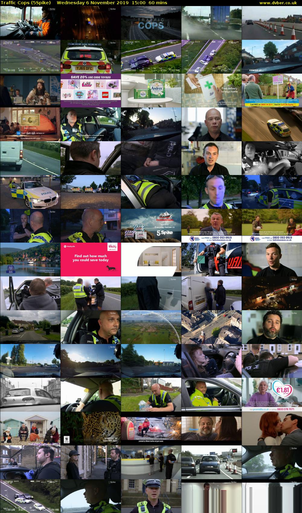 Traffic Cops (5Spike) Wednesday 6 November 2019 15:00 - 16:00