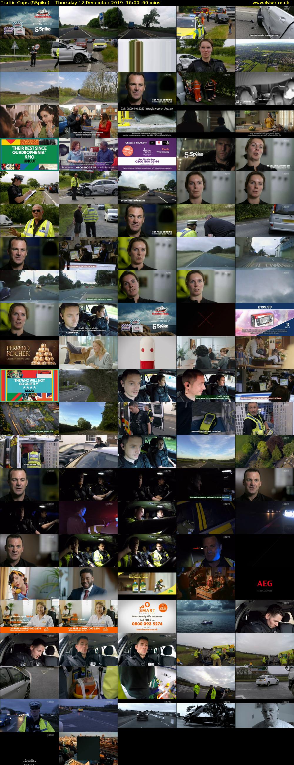 Traffic Cops (5Spike) Thursday 12 December 2019 16:00 - 17:00