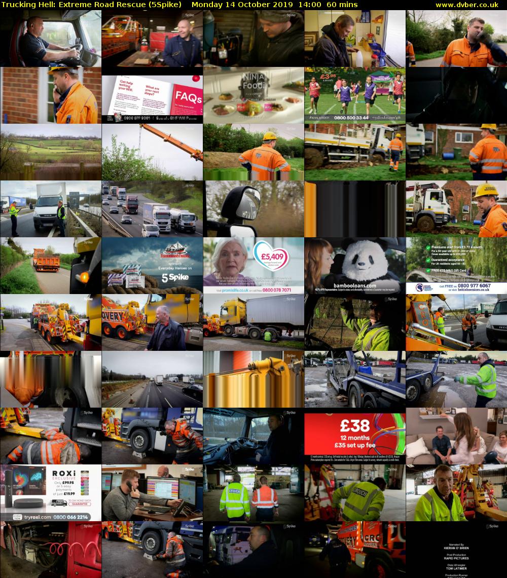Trucking Hell: Extreme Road Rescue (5Spike) Monday 14 October 2019 14:00 - 15:00