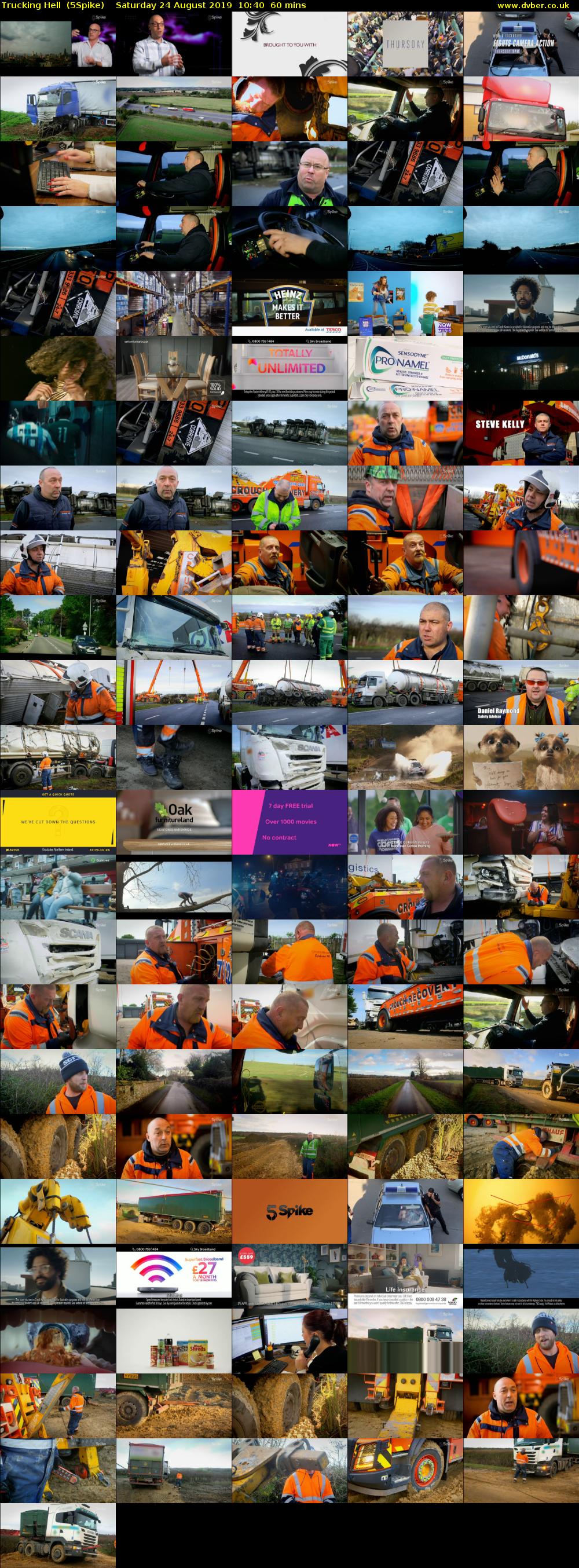 Trucking Hell  (5Spike) Saturday 24 August 2019 10:40 - 11:40