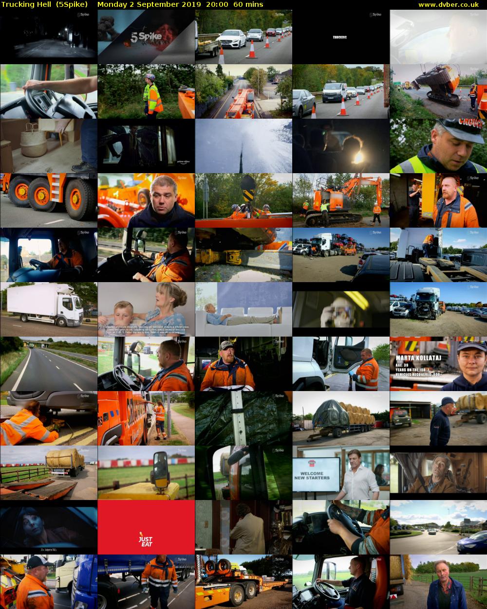 Trucking Hell  (5Spike) Monday 2 September 2019 20:00 - 21:00