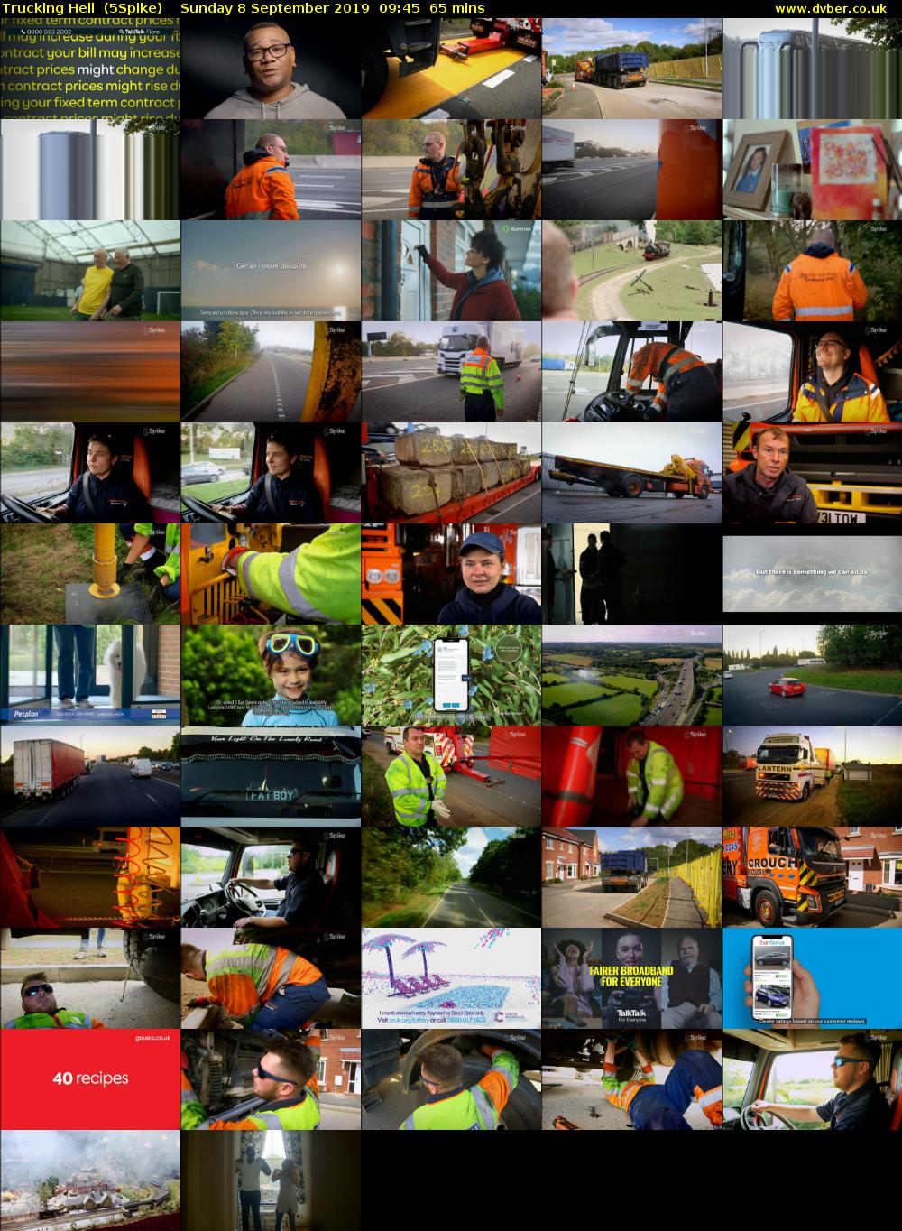 Trucking Hell  (5Spike) Sunday 8 September 2019 09:45 - 10:50