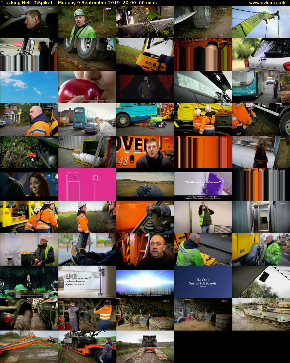 Trucking Hell  (5Spike) Monday 9 September 2019 20:00 - 21:00