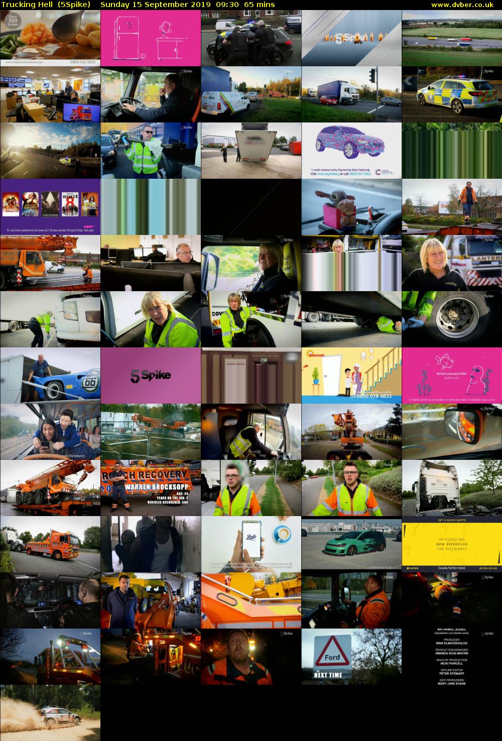 Trucking Hell  (5Spike) Sunday 15 September 2019 09:30 - 10:35