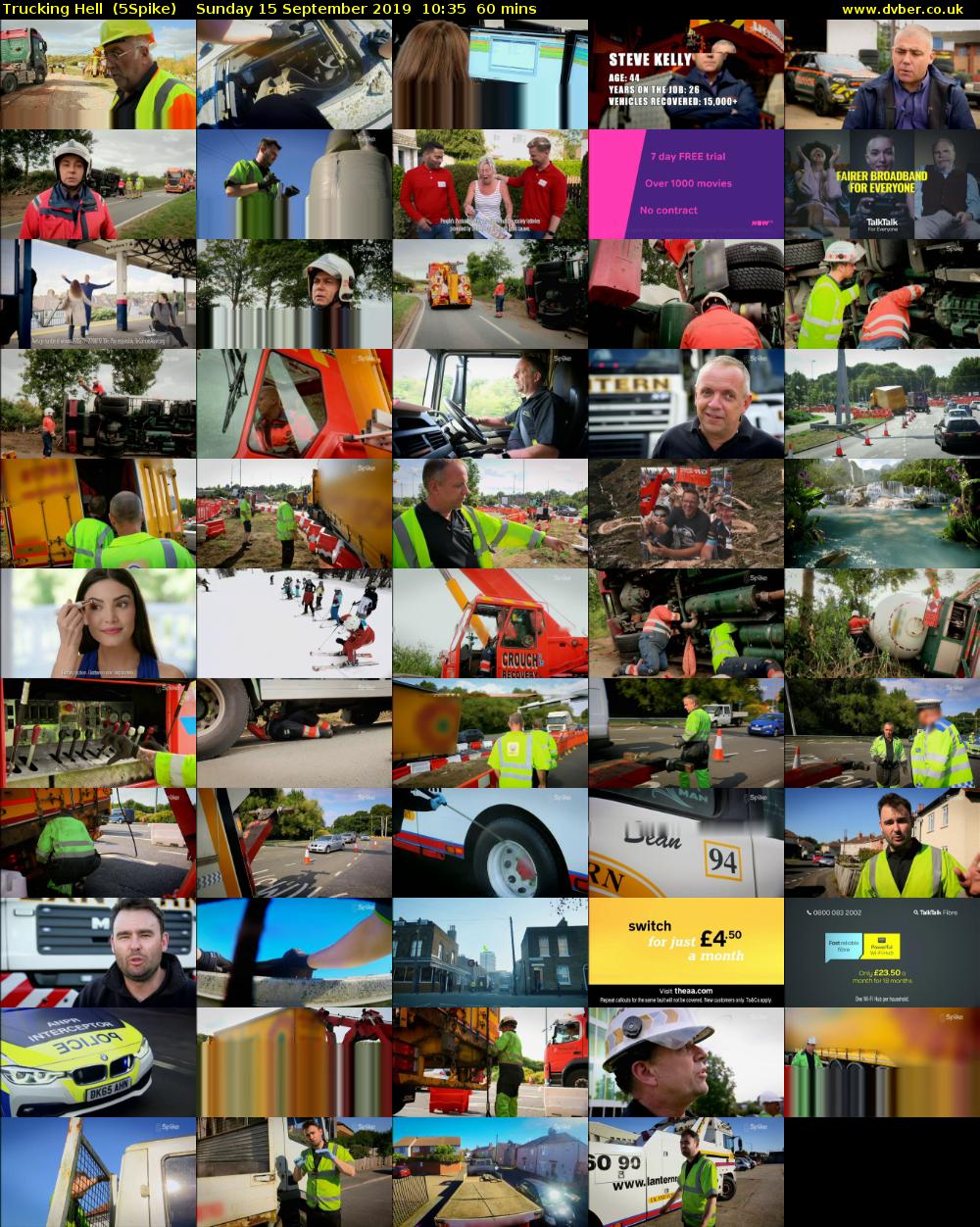 Trucking Hell  (5Spike) Sunday 15 September 2019 10:35 - 11:35