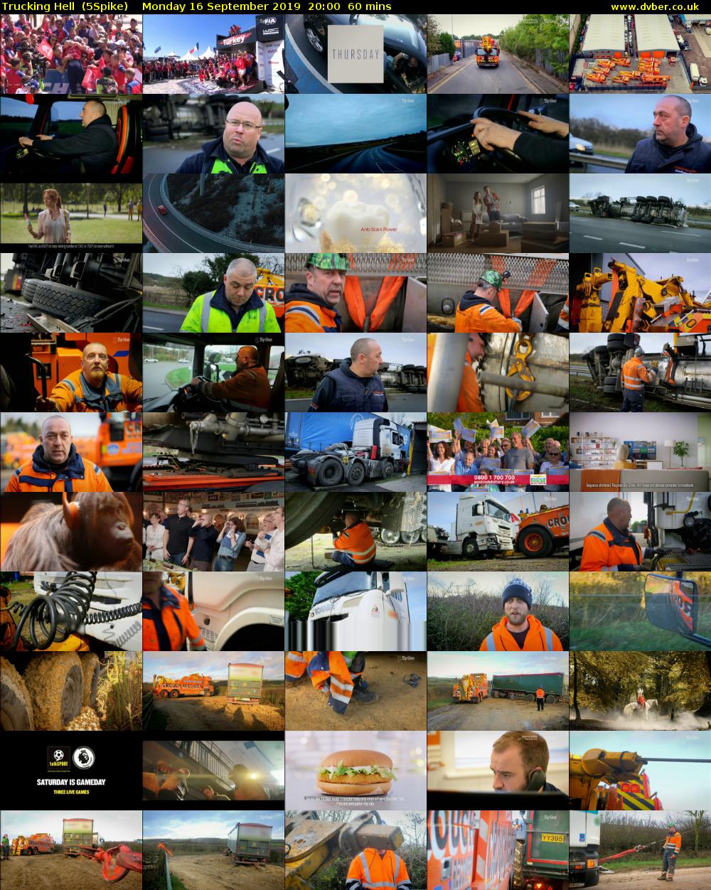Trucking Hell  (5Spike) Monday 16 September 2019 20:00 - 21:00