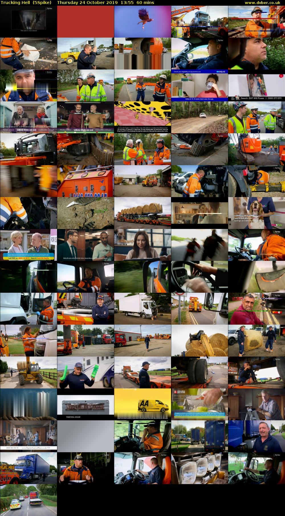 Trucking Hell  (5Spike) Thursday 24 October 2019 13:55 - 14:55