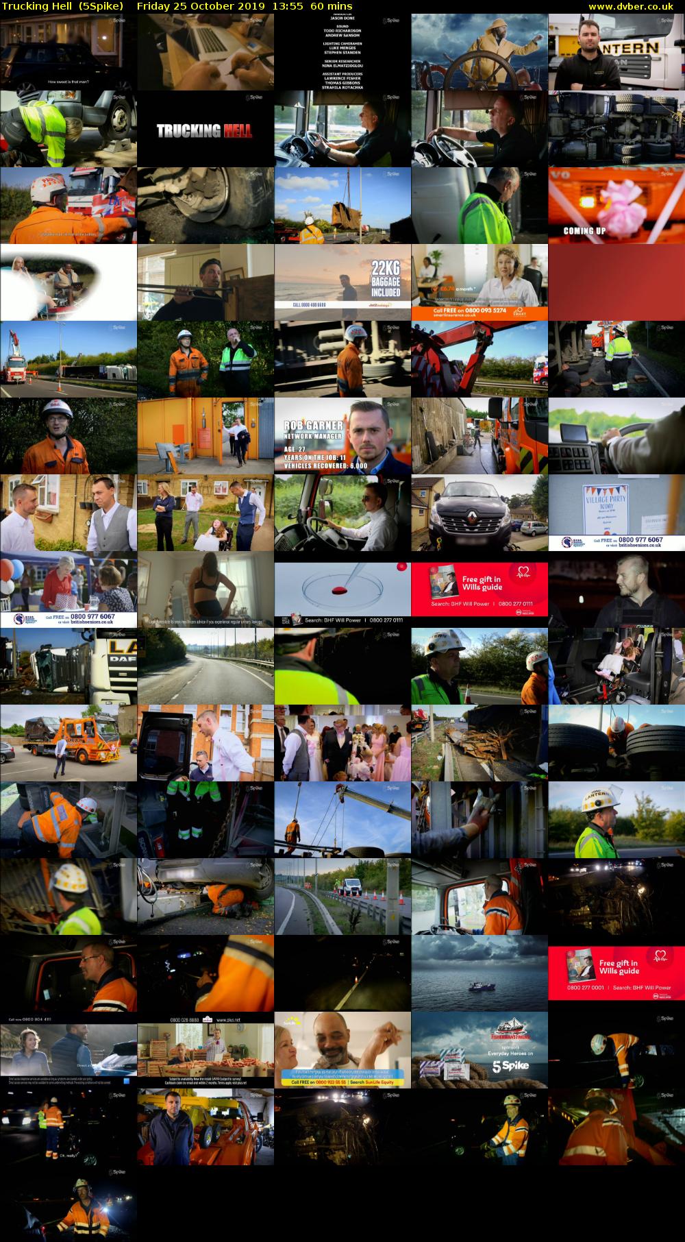 Trucking Hell  (5Spike) Friday 25 October 2019 13:55 - 14:55