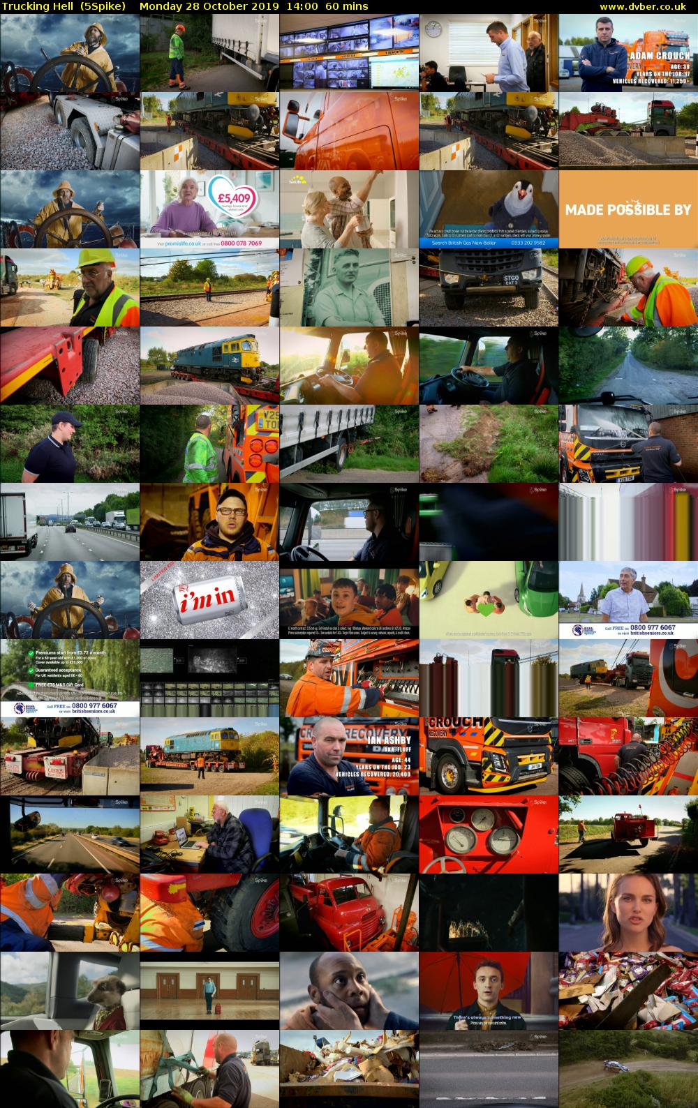 Trucking Hell  (5Spike) Monday 28 October 2019 14:00 - 15:00