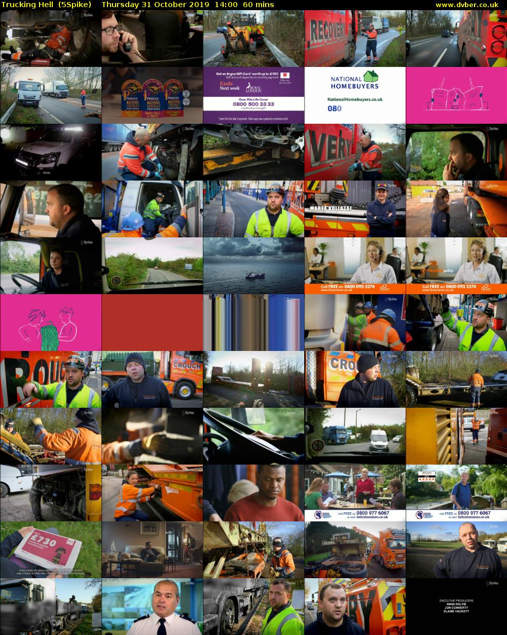 Trucking Hell  (5Spike) Thursday 31 October 2019 14:00 - 15:00
