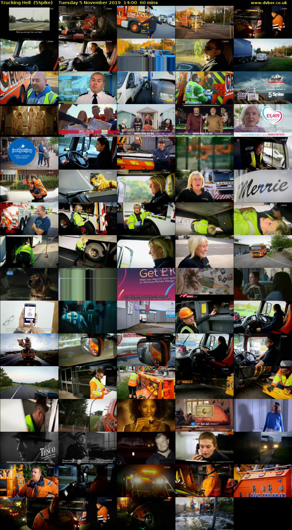 Trucking Hell  (5Spike) Tuesday 5 November 2019 14:00 - 15:00