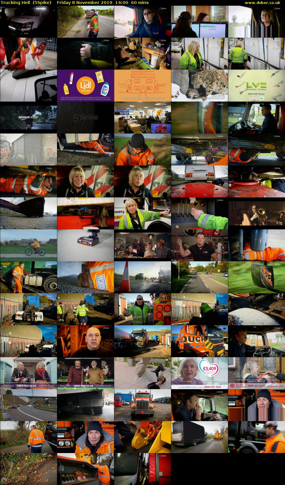 Trucking Hell  (5Spike) Friday 8 November 2019 14:00 - 15:00
