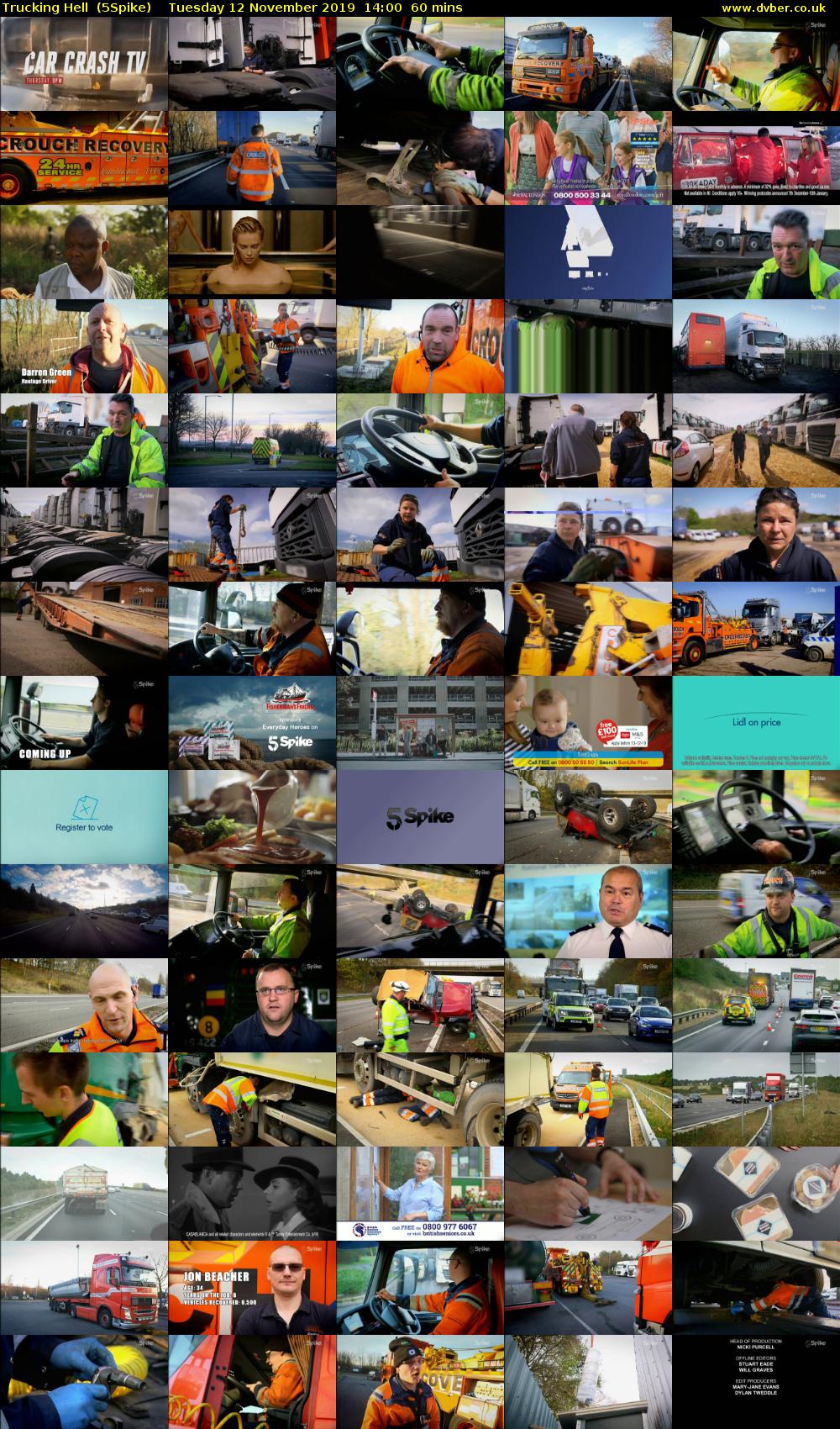 Trucking Hell  (5Spike) Tuesday 12 November 2019 14:00 - 15:00