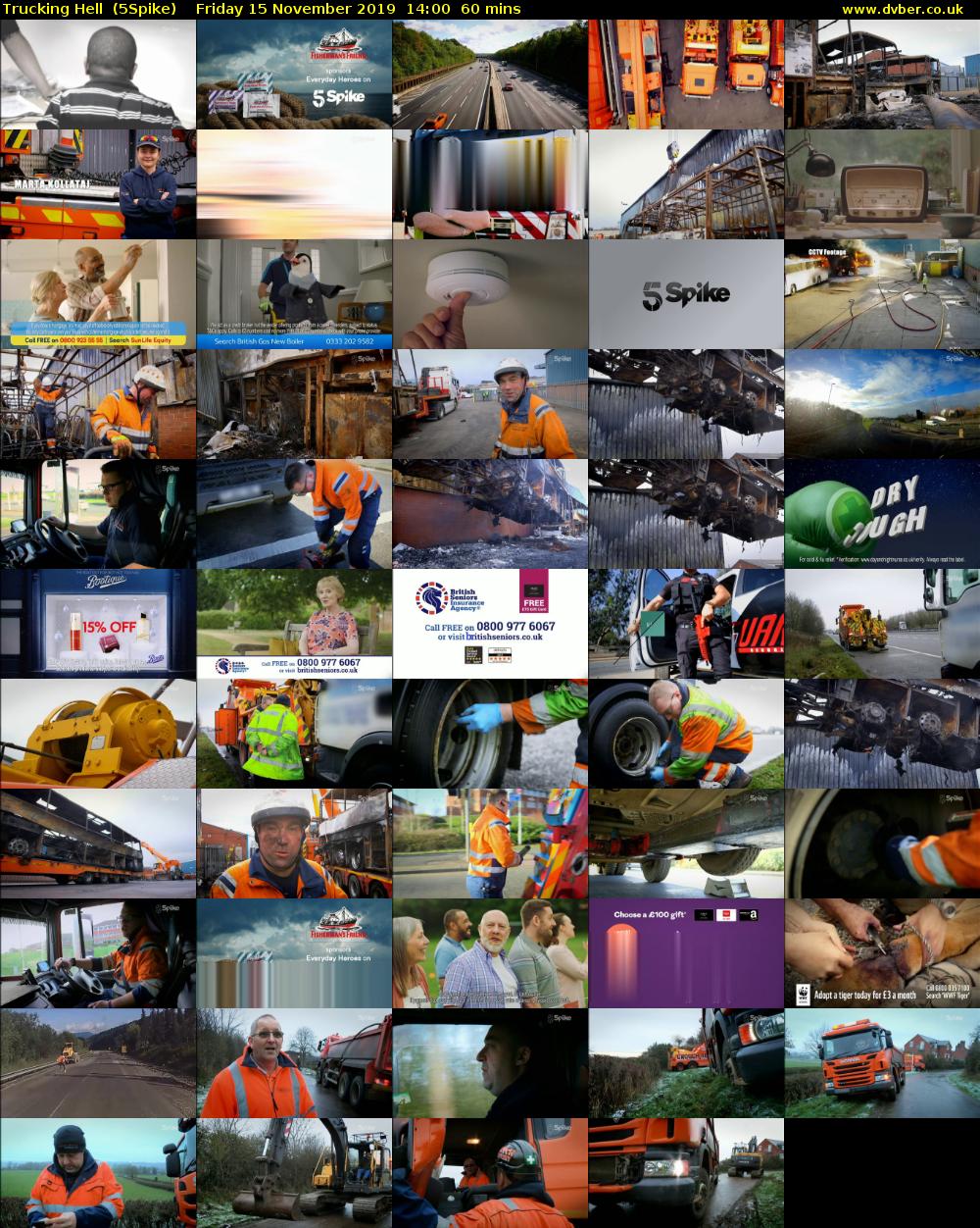 Trucking Hell  (5Spike) Friday 15 November 2019 14:00 - 15:00